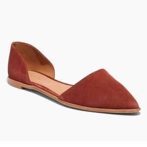 Madewell Arielle D'Orsay Flat in Suede